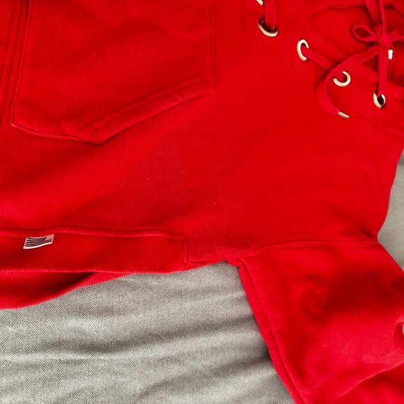 Good American Vibrant Red Fleece - Picture 4 of 7